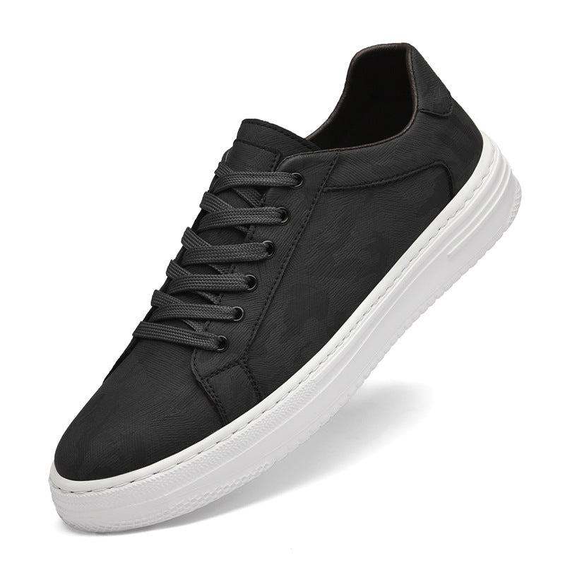 Men’s microfiber lace-up casual shoes