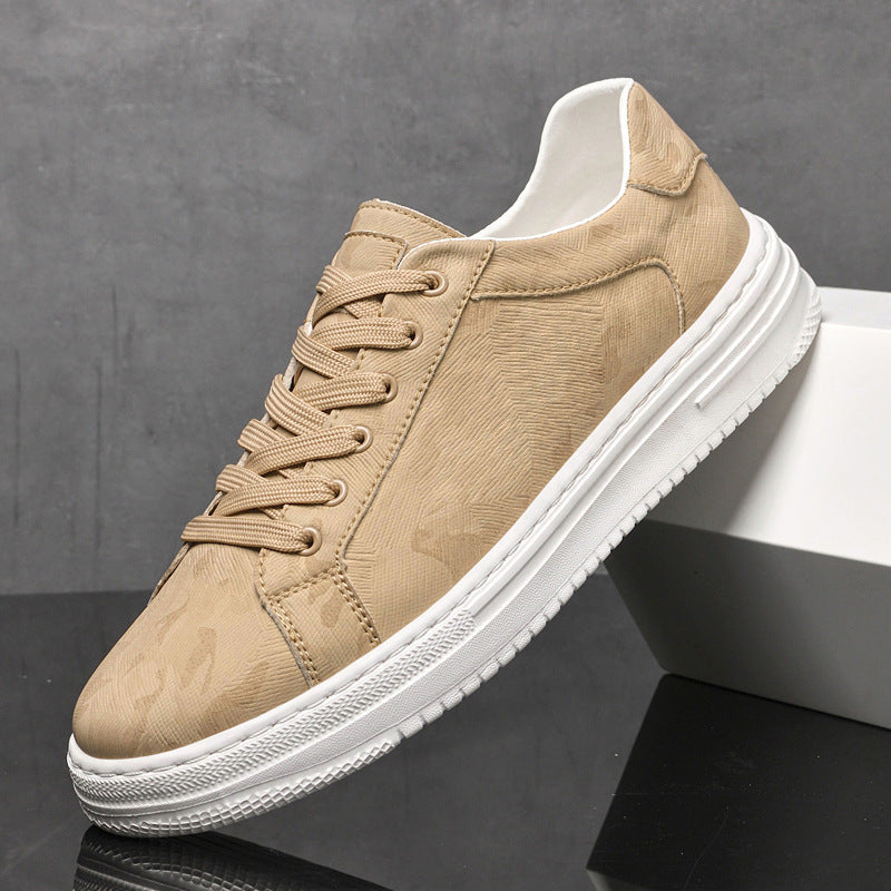 Men’s retro casual sneakers with microfiber upper