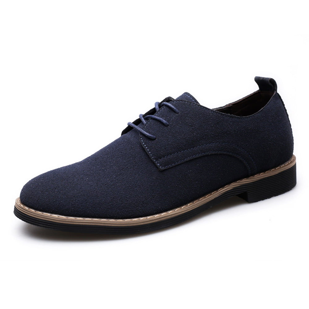 Men’s suede-style lace-up shoes for everyday wear